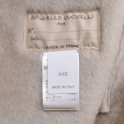 Brunello Cucinelli Arm Cashmere Contrast Double Zip Up Shearling XXS Jacket — view 6
