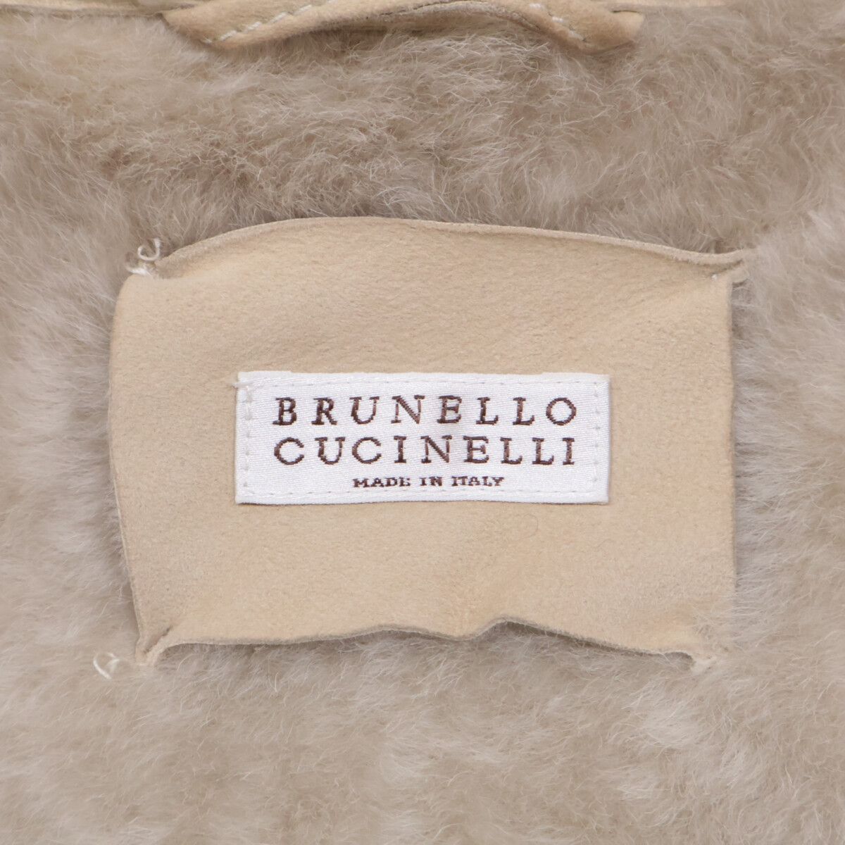 Brunello Cucinelli Arm Cashmere Contrast Double Zip Up Shearling XXS Jacket — view 5