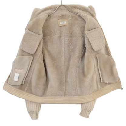 Brunello Cucinelli Arm Cashmere Contrast Double Zip Up Shearling XXS Jacket — view 4