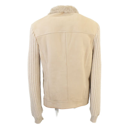 Brunello Cucinelli Arm Cashmere Contrast Double Zip Up Shearling XXS Jacket — view 3