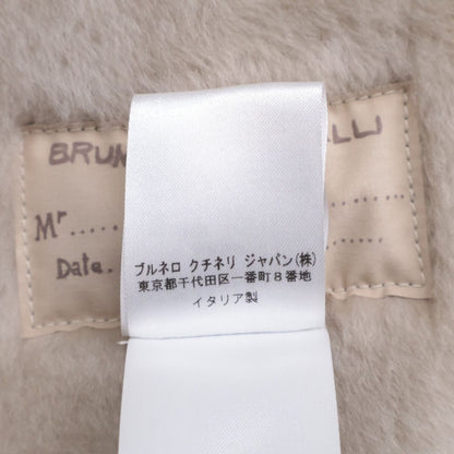 Brunello Cucinelli Arm Cashmere Contrast Double Zip Up Shearling XXS Jacket — view 8