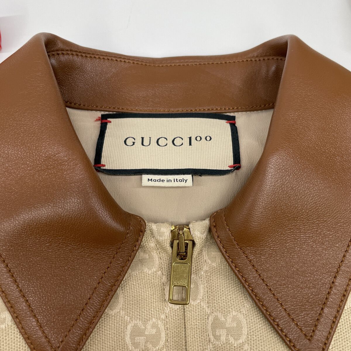 Gucci Beige GG Pattern Cotton All in One with Belt 40 — view 6