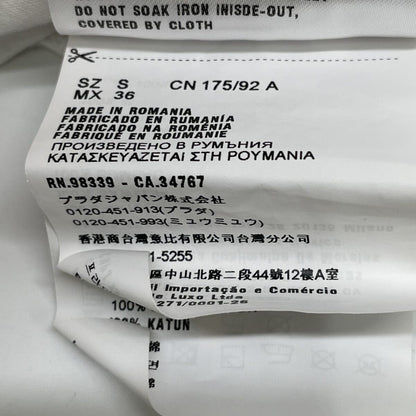 Prada White Acronyms Print T-Shirt — view 6