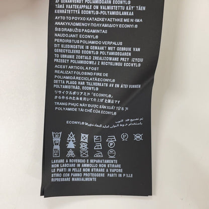 Prada Black Re-Nylon Trim Nylon Sleeve Triangle Logo T-Shirt XS — view 7
