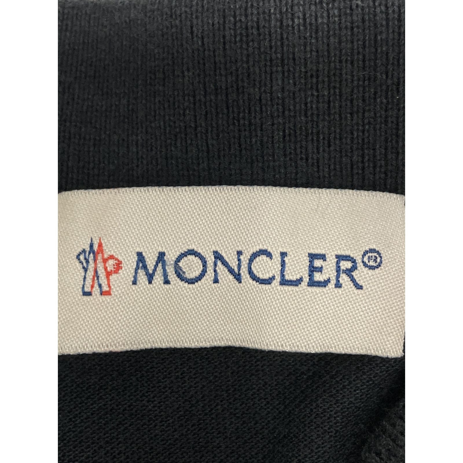 Moncler Black Half Zip Polo — view 3