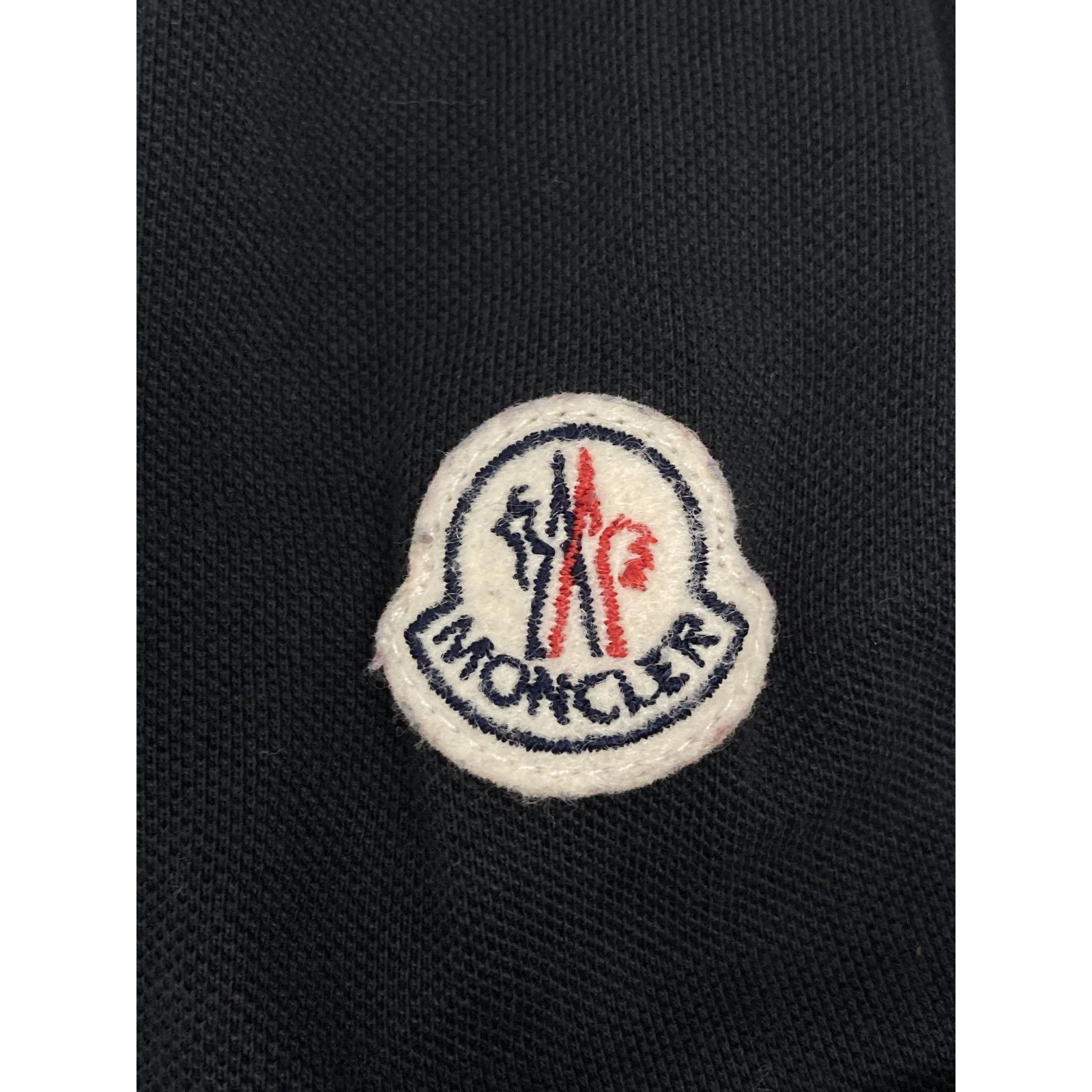 Moncler Black Half Zip Polo — view 7