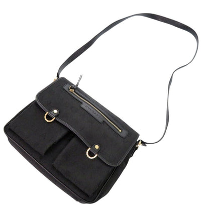 Bvlgari Logo Mania Canvas Black Shoulder — view 6