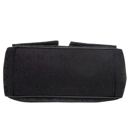Bvlgari Logo Mania Canvas Black Shoulder — view 5