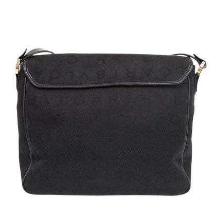 Bvlgari Logo Mania Canvas Black Shoulder — view 3