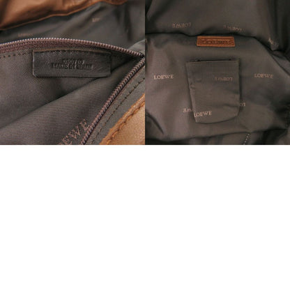 Loewe Nappa Aire Leather Gold Brown Handbag — view 8
