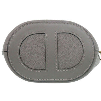 Hermes in the Loop Taurillon Clemence Swift Grime Gold Handbag — view 4