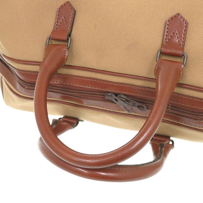 Saint Laurent Yves Vintage Logo Canvas Leather Brown Boston — view 5