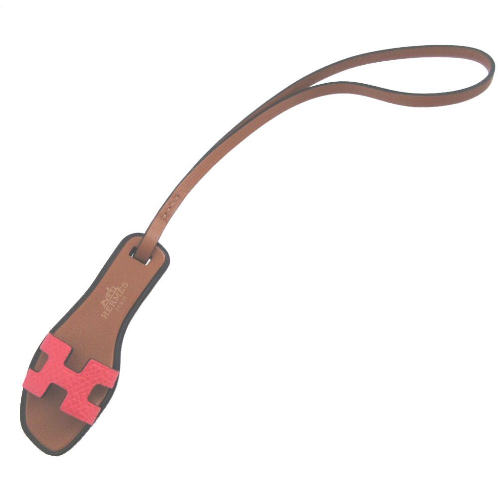 Hermes Orannano Sandals Veau Epsom Battler Vache Hunter Rose Mexico Natural