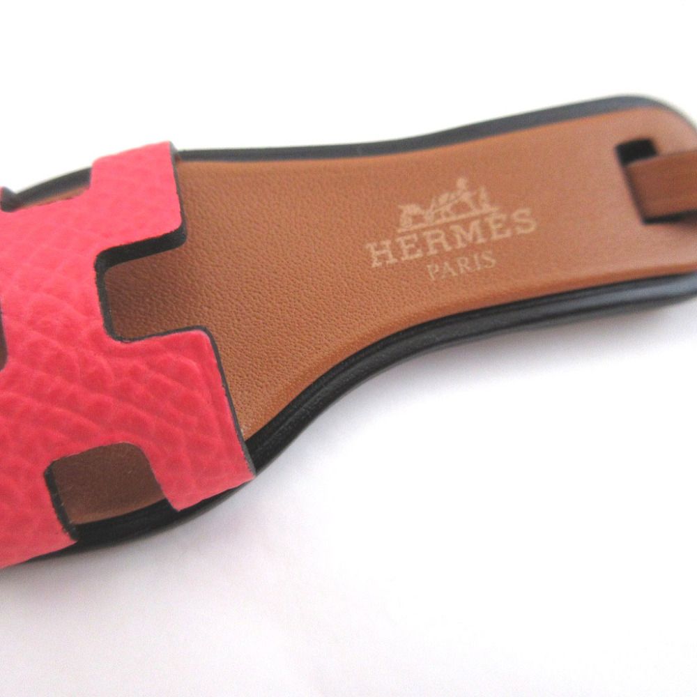 Hermes Orannano Sandals Veau Epsom Battler Vache Hunter Rose Mexico Natural — view 5