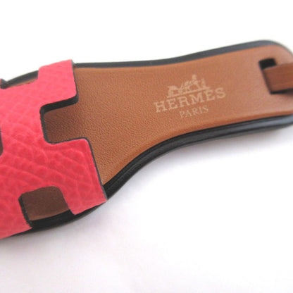 Hermes Orannano Sandals Veau Epsom Battler Vache Hunter Rose Mexico Natural — view 5