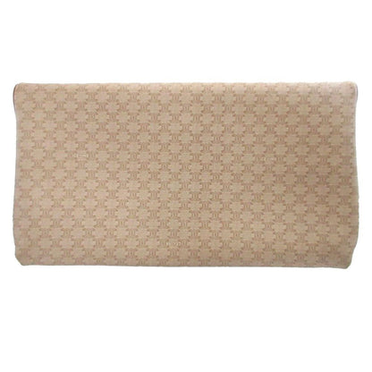 Celine Macadam Leather Beige Brown Clutch — view 2
