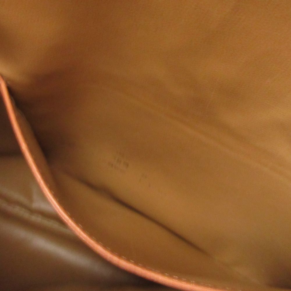 Celine Macadam Leather Beige Brown Clutch — view 7