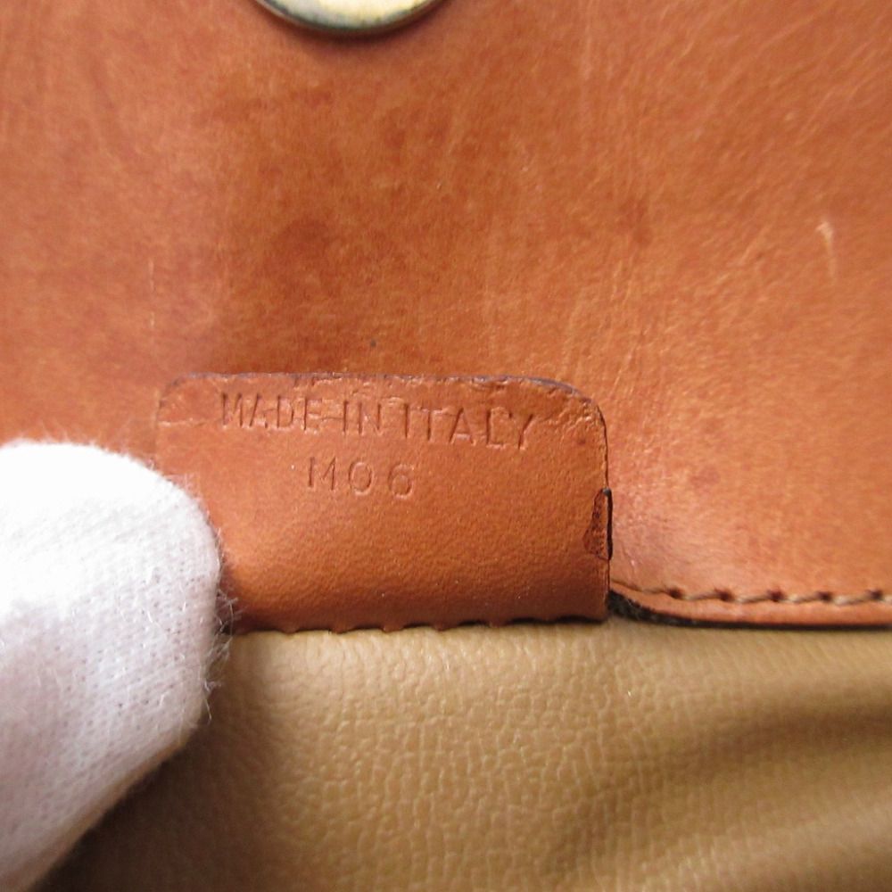 Celine Macadam Leather Beige Brown Clutch — view 9