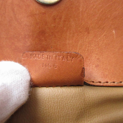 Celine Macadam Leather Beige Brown Clutch — view 9