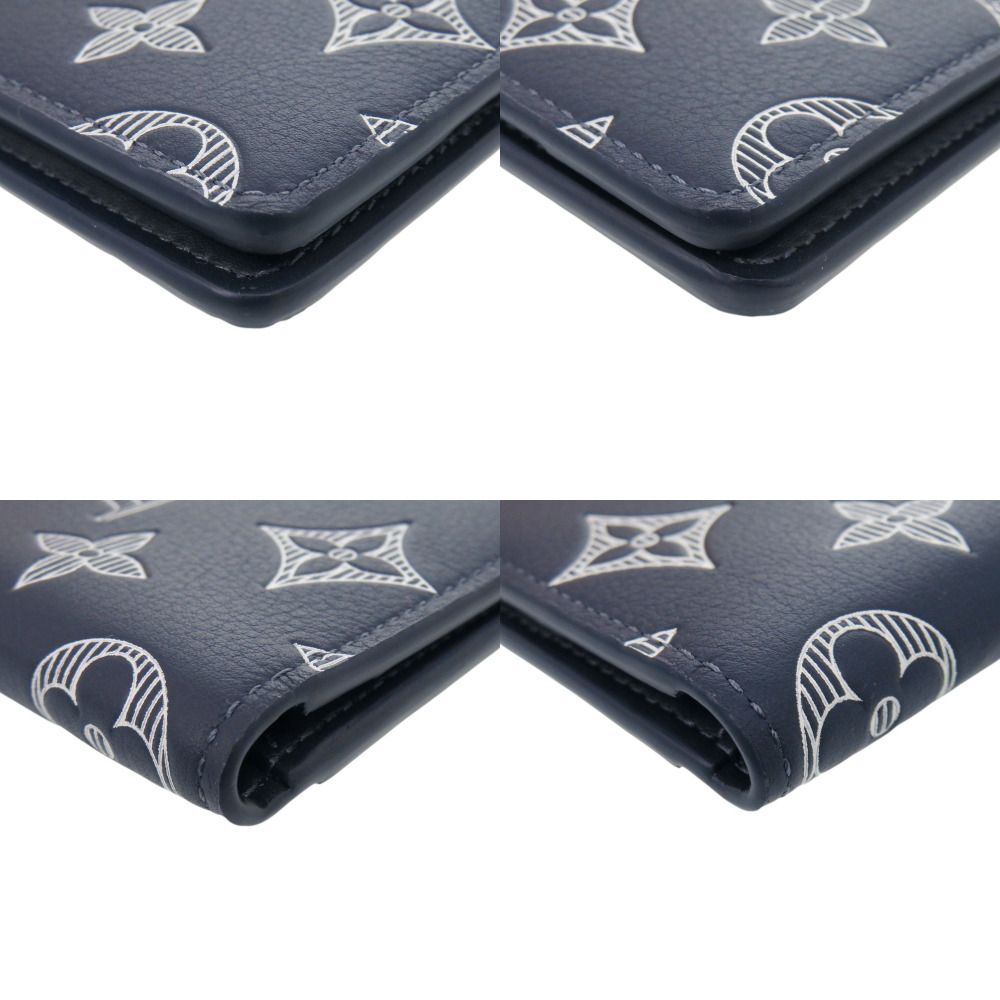 Louis Vuitton Organizer de Poche Monogram Shadow IC Blue Marine Card Case — view 4