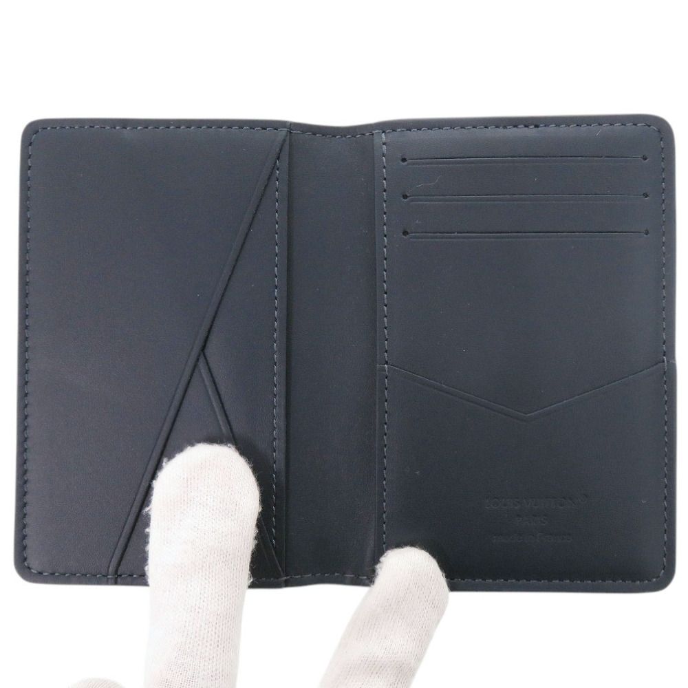 Louis Vuitton Organizer de Poche Monogram Shadow IC Blue Marine Card Case — view 5