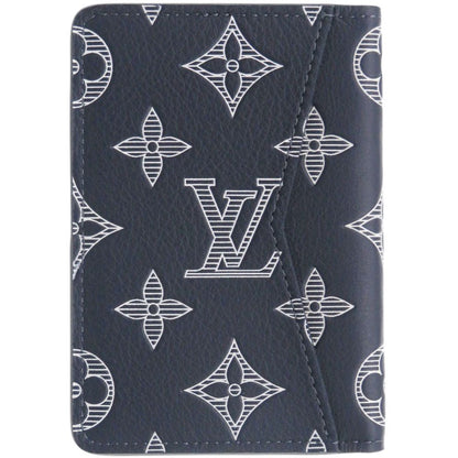 Louis Vuitton Organizer de Poche Monogram Shadow IC Blue Marine Card Case — view 3