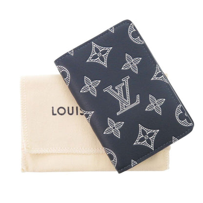 Louis Vuitton Organizer de Poche Monogram Shadow IC Blue Marine Card Case — view 2