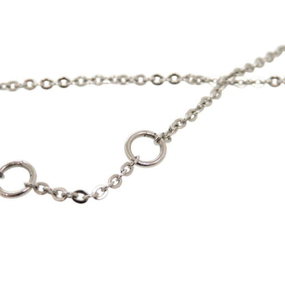 Dior Teddy Bear Crown Metal Silver Necklace — view 7