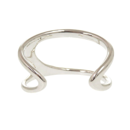 Hermes Chaine D'ancre Punk 14 925 Sterling Silver Bangle Bracelet — view 4