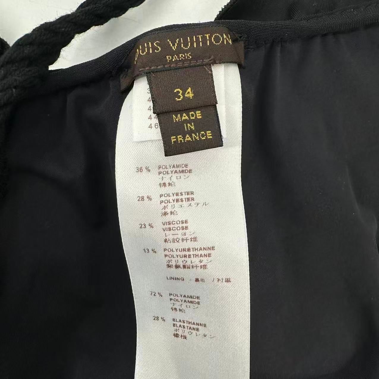 Louis Vuitton Swimsuit Separate Black Swimwear — view 3