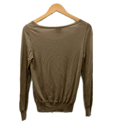 Louis Vuitton Long Sleeve Sweater S Brown Lame Monogram Pattern — view 2