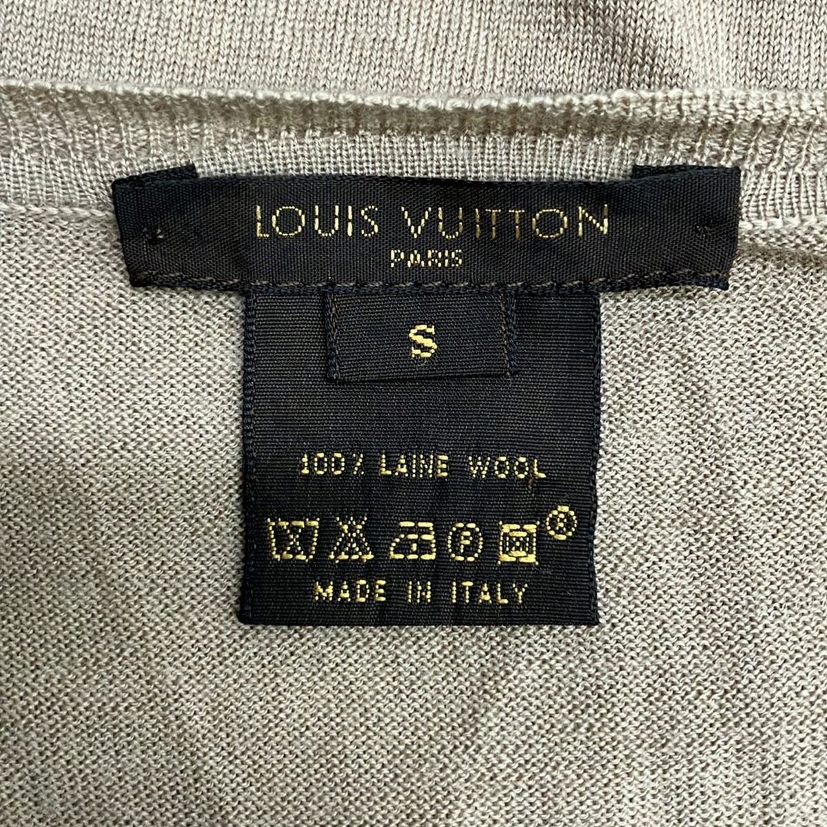 Louis Vuitton Long Sleeve Sweater S Brown Lame Monogram Pattern — view 3
