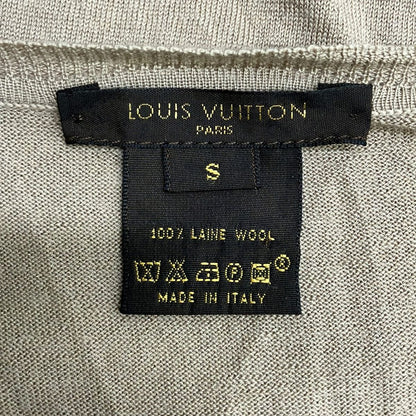 Louis Vuitton Long Sleeve Sweater S Brown Lame Monogram Pattern — view 3
