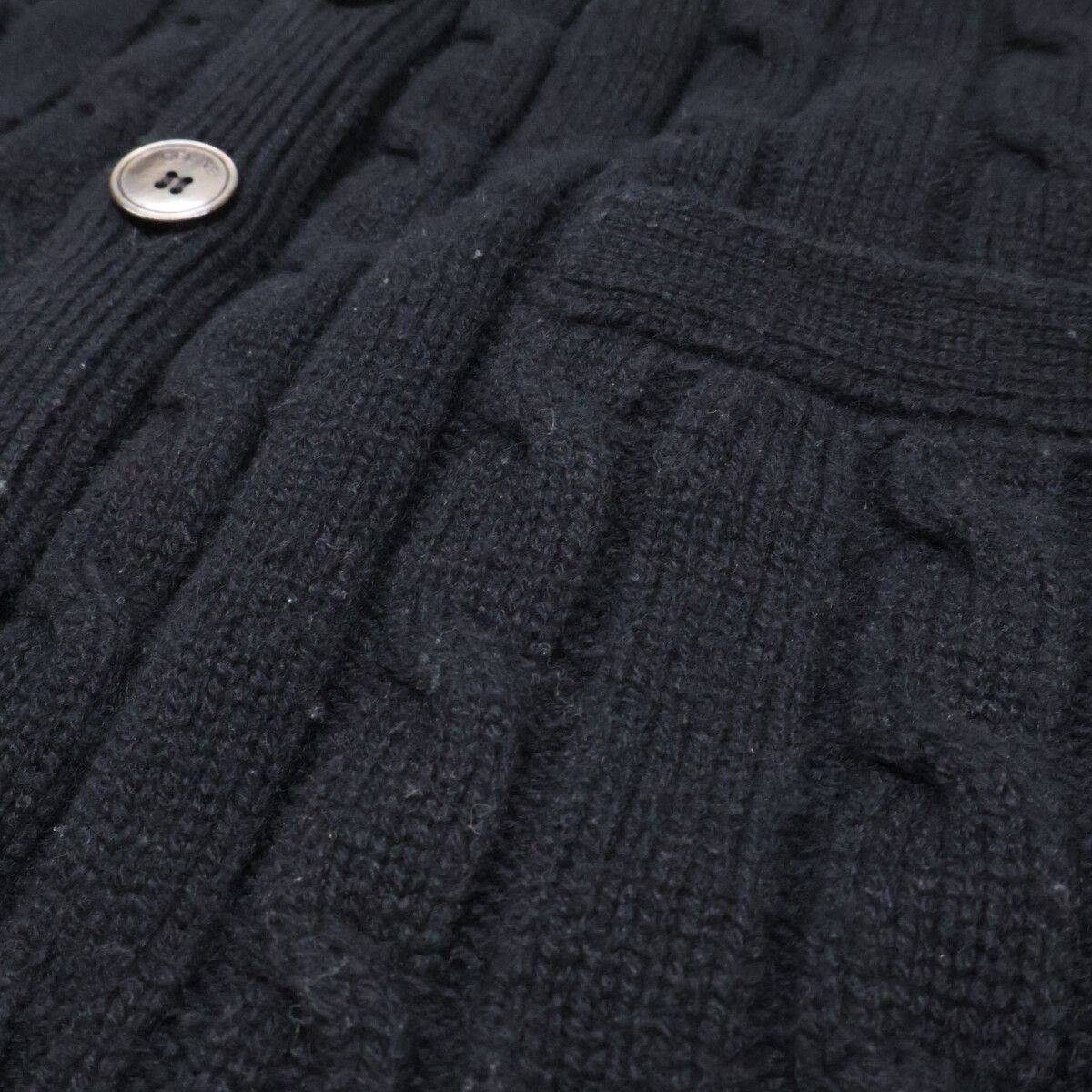 Celine Triomphe Embroidery Cashmere Knit Cardigan — view 8