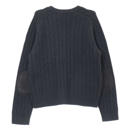 Celine Triomphe Embroidery Cashmere Knit Cardigan — view 2