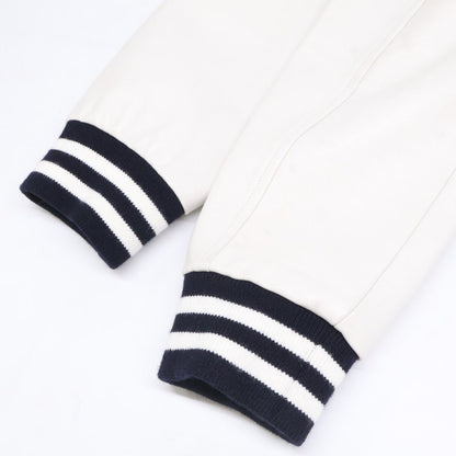 Celine Arm Lambskin Contrast Teddy Varsity Jacket 38 — view 8