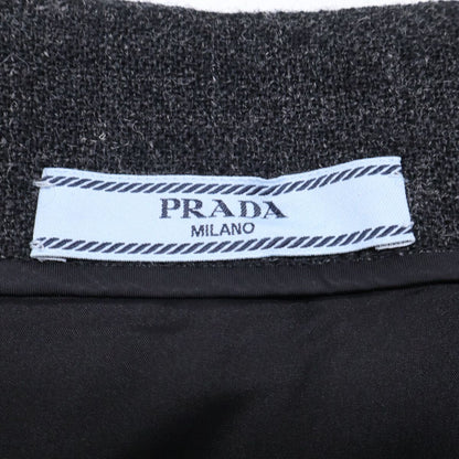 Prada Flannel Frill Long 38 Skirt — view 3