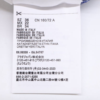 Miu Miu Check Long Sleeve Shirt 36 — view 4