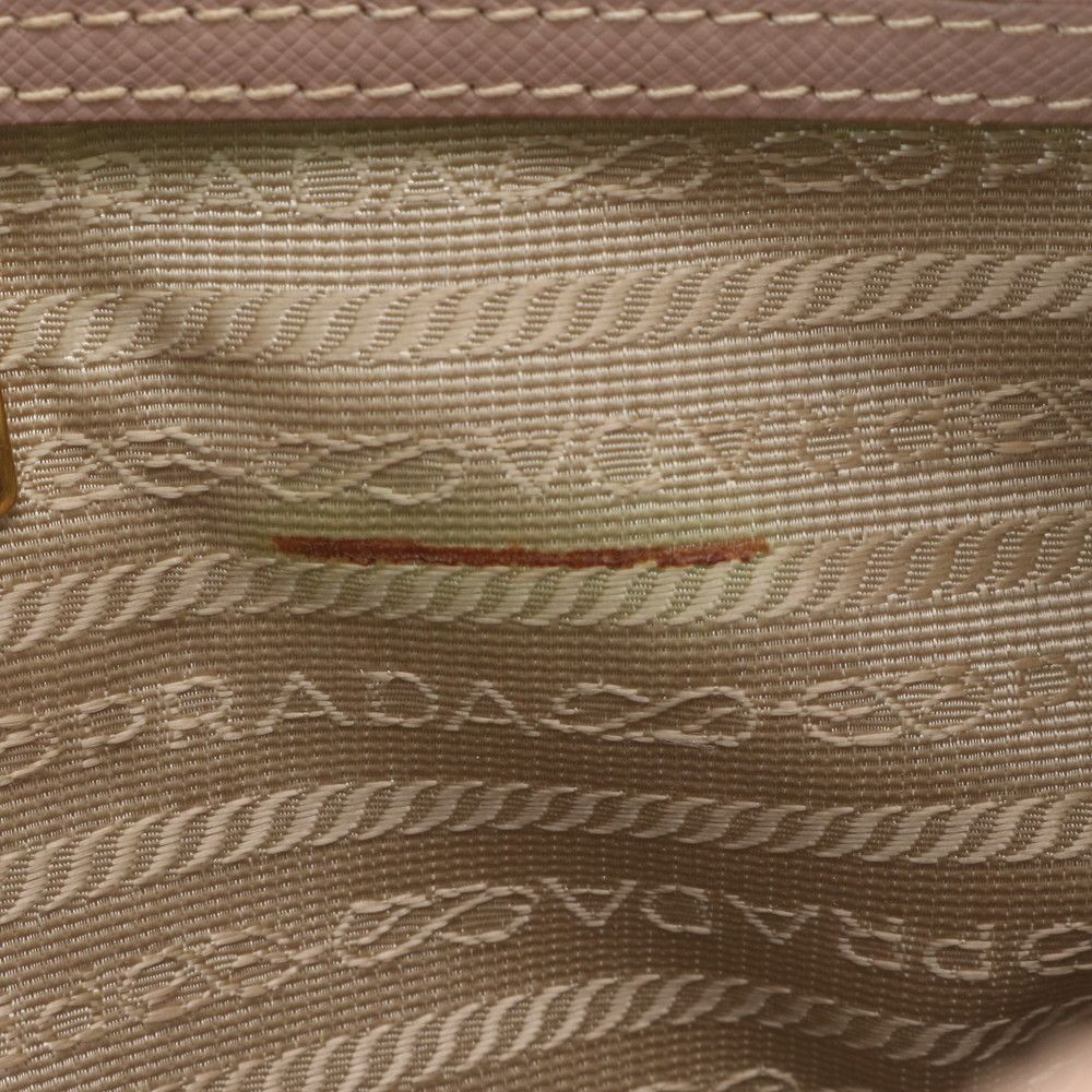 Prada Saffiano Leather Galleria 2-Way Shoulder Bag Crossbody — view 8