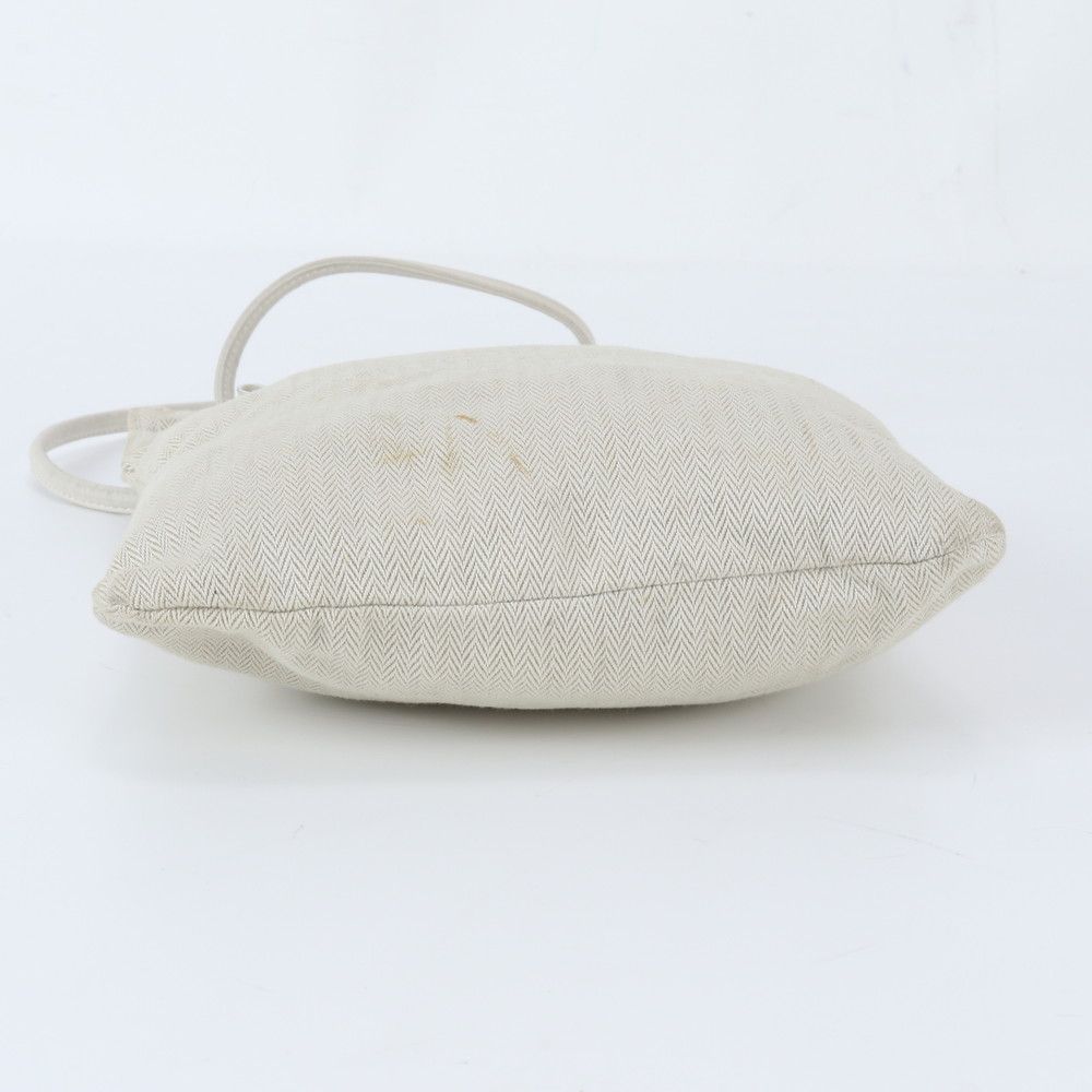 Hermes Aline de PM Toilet Blanc Leather Shoulder Bag Tote Hand — view 6