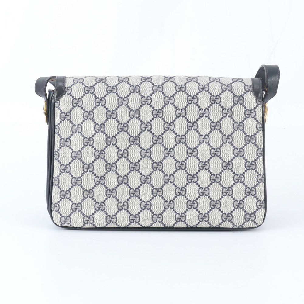 Gucci Vintage GG Supreme Leather 2-Way Shoulder Bag Crossbody — view 3