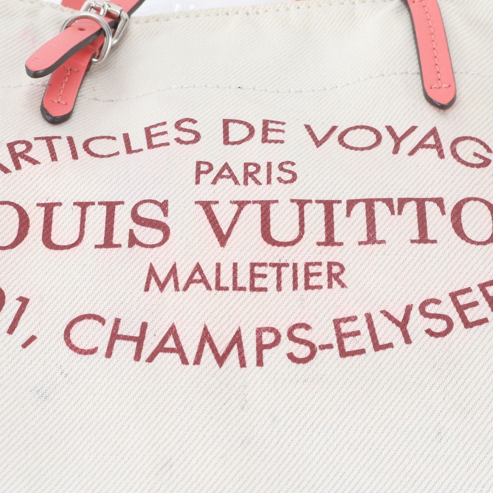 Louis Vuitton Cabas PM Coraille Leather Tote Shoulder Hand Pink — view 9