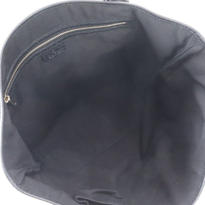 Gucci GG Canvas Leather Tote Shoulder Hand Black — view 7