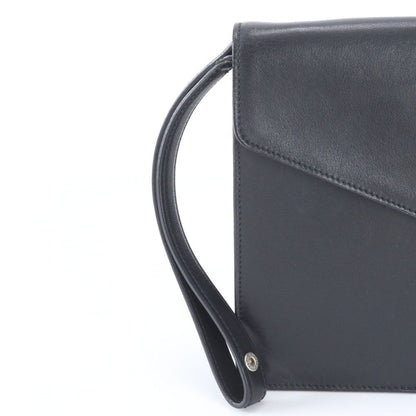 Loewe Anagram Leather Clutch Pouch Business Black — view 3