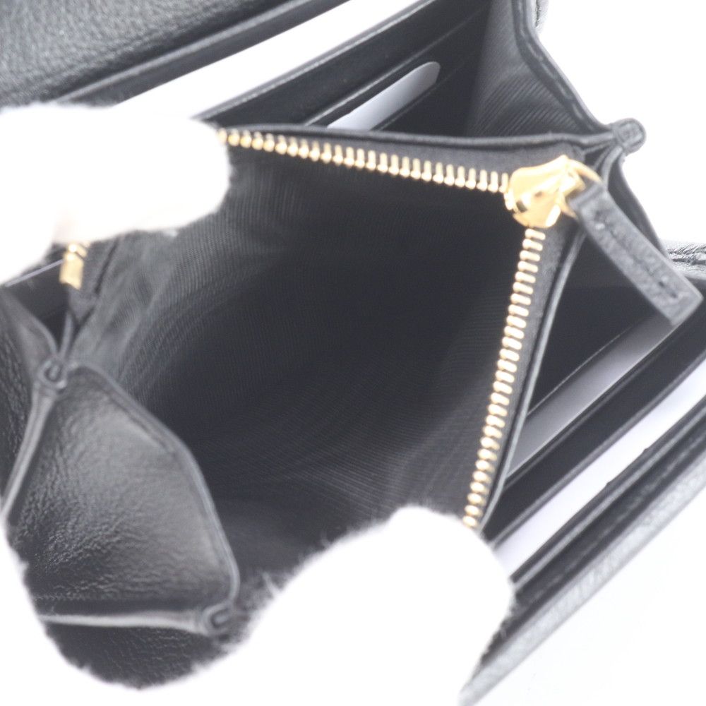 Gucci Chain Shoulder Wallet Blanc Di Leather Bifold Crossbody — view 9