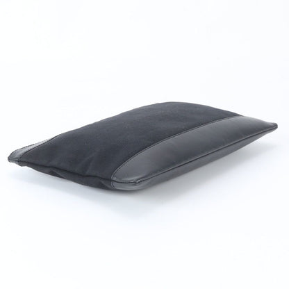 Balenciaga Navy Clip M Leather Clutch Pouch Business — view 4