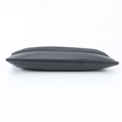 Balenciaga Navy Clip M Leather Clutch Pouch Business — view 5