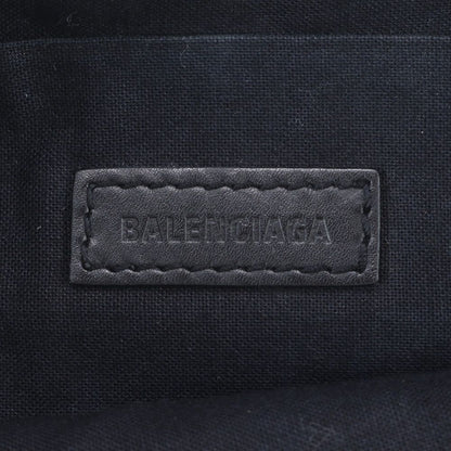 Balenciaga Navy Clip M Leather Clutch Pouch Business — view 7