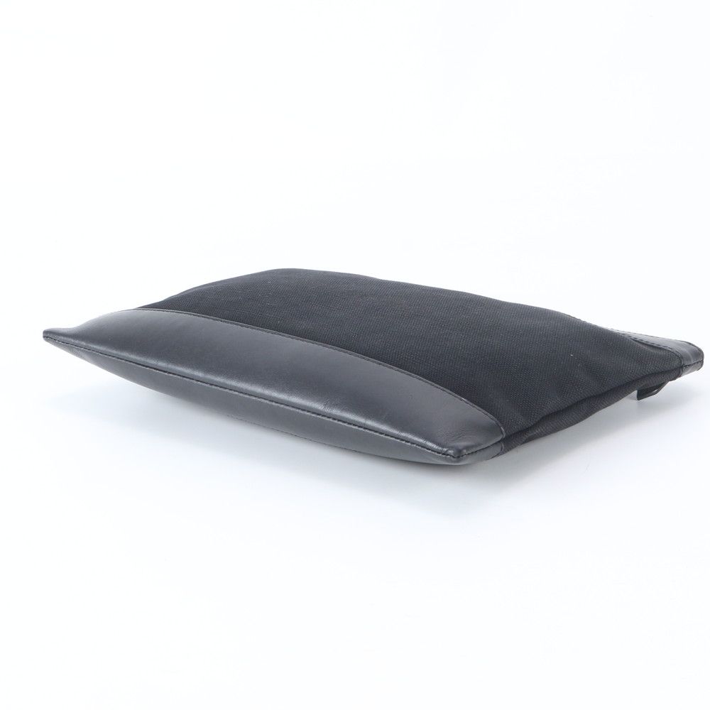 Balenciaga Navy Clip M Leather Clutch Pouch Business — view 3