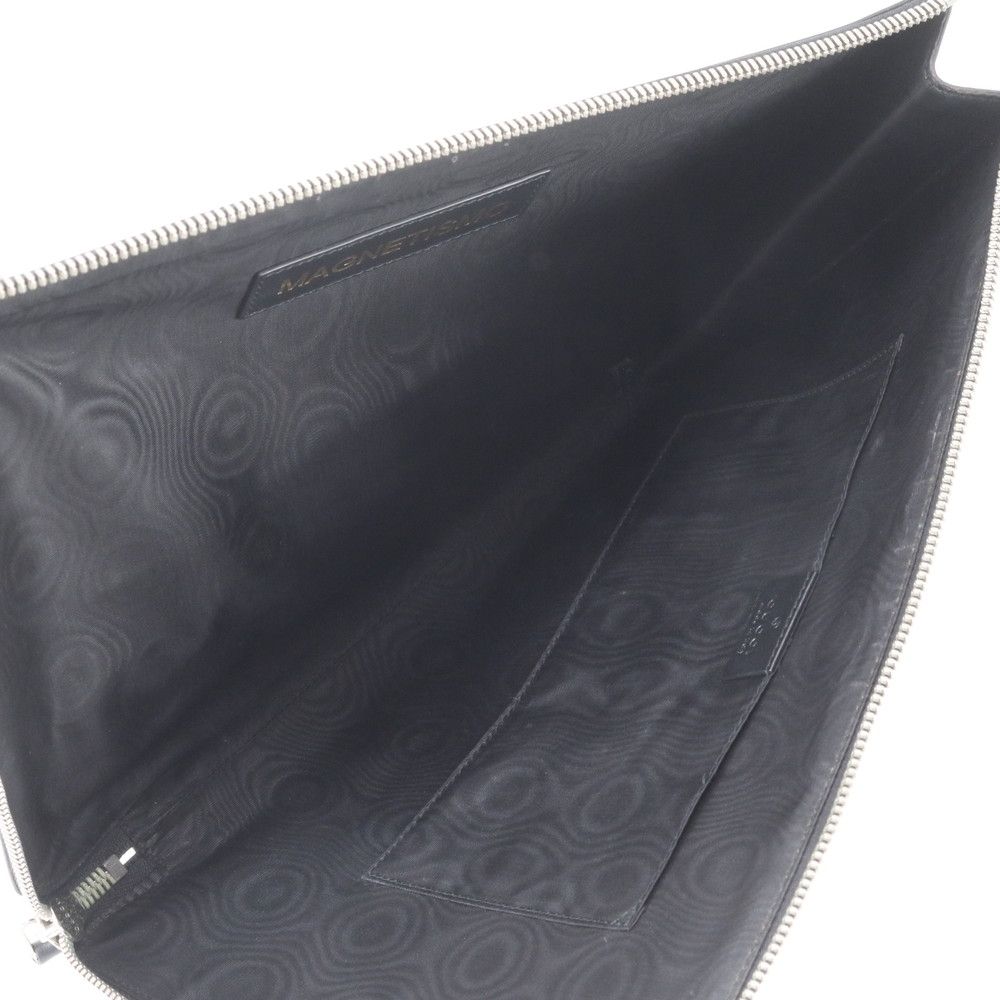 Gucci Sega Collaboration Guccy Print Leather Business Clutch — view 7
